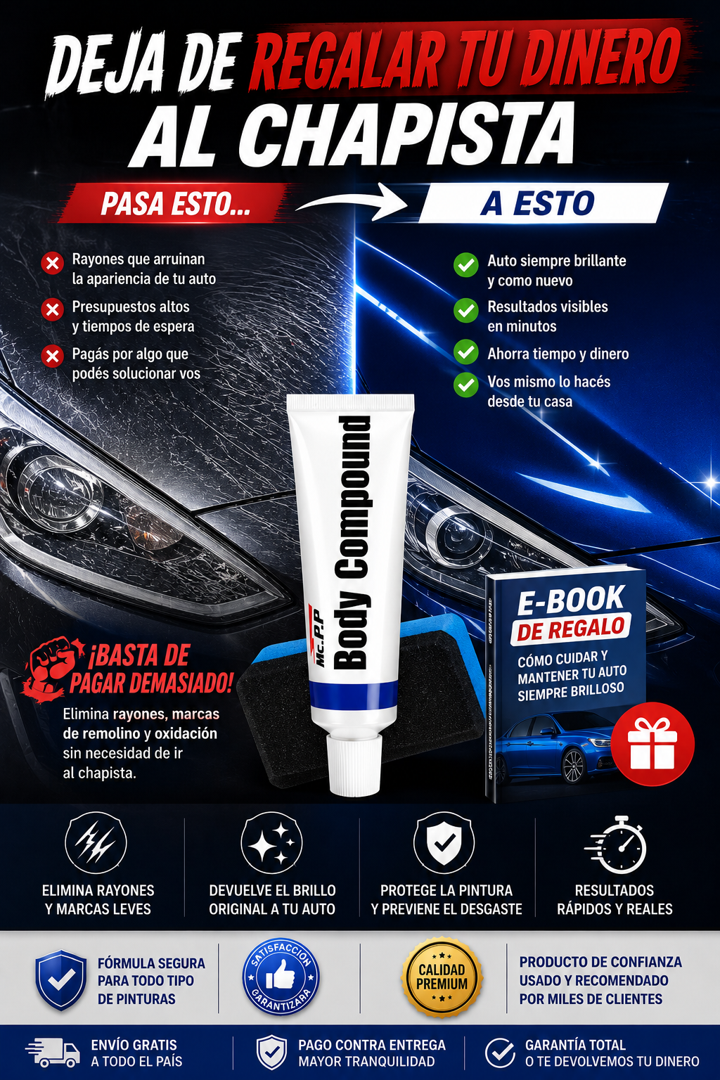Virex Auto Care - Pasta Anti rayones