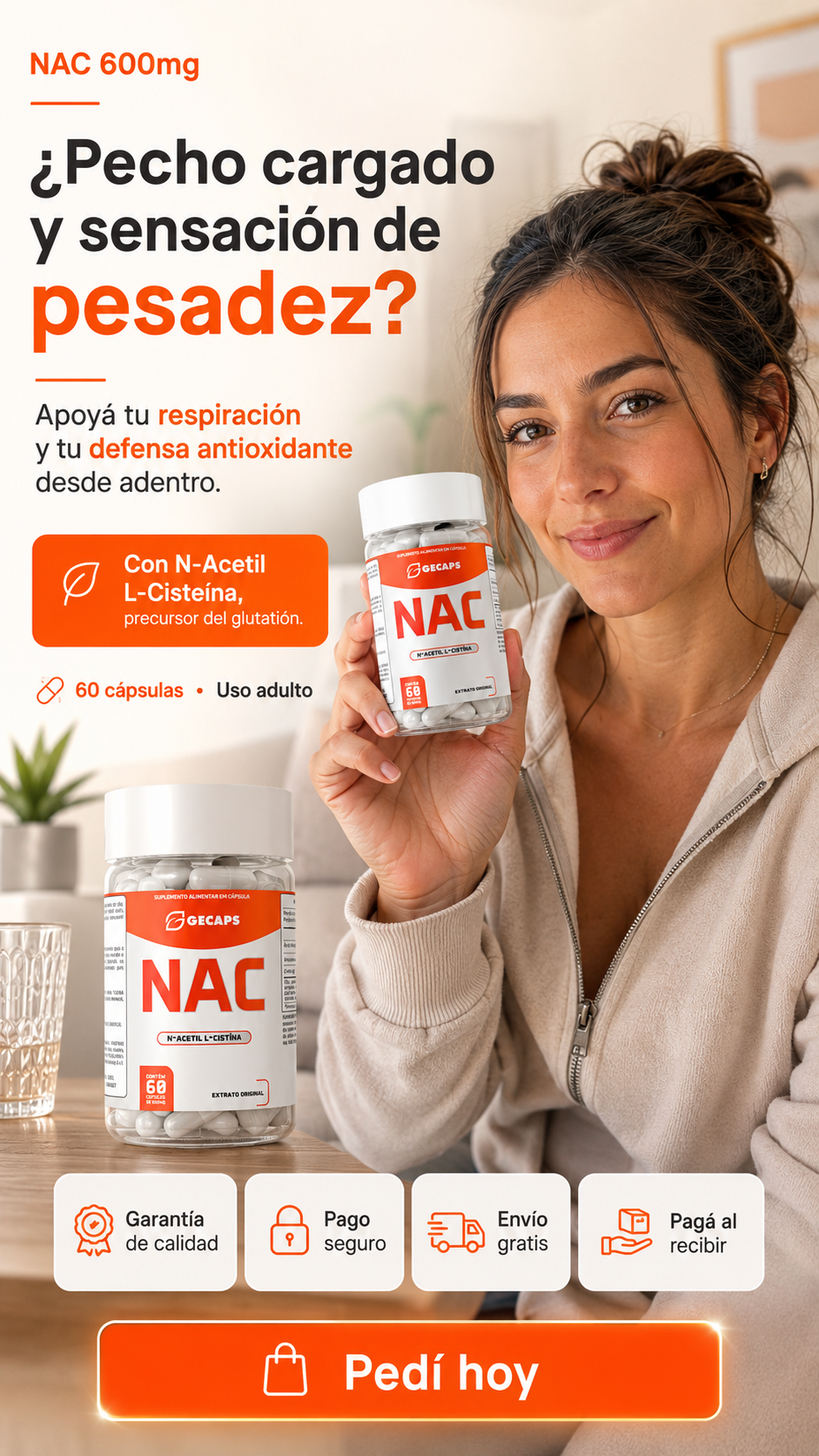 NAC Prime 600 - Limpia Pulmones